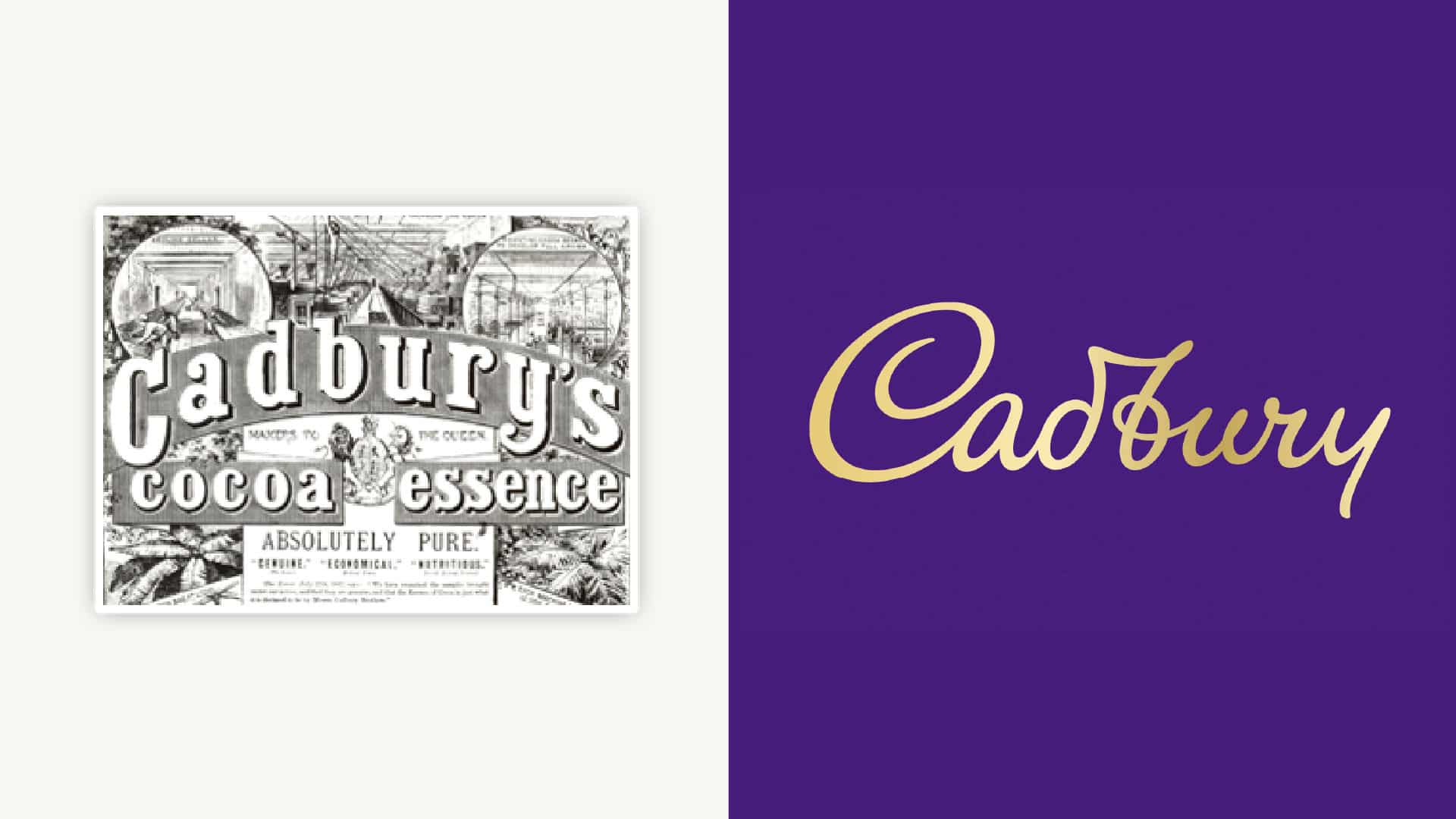 The history of Cadbury Branding