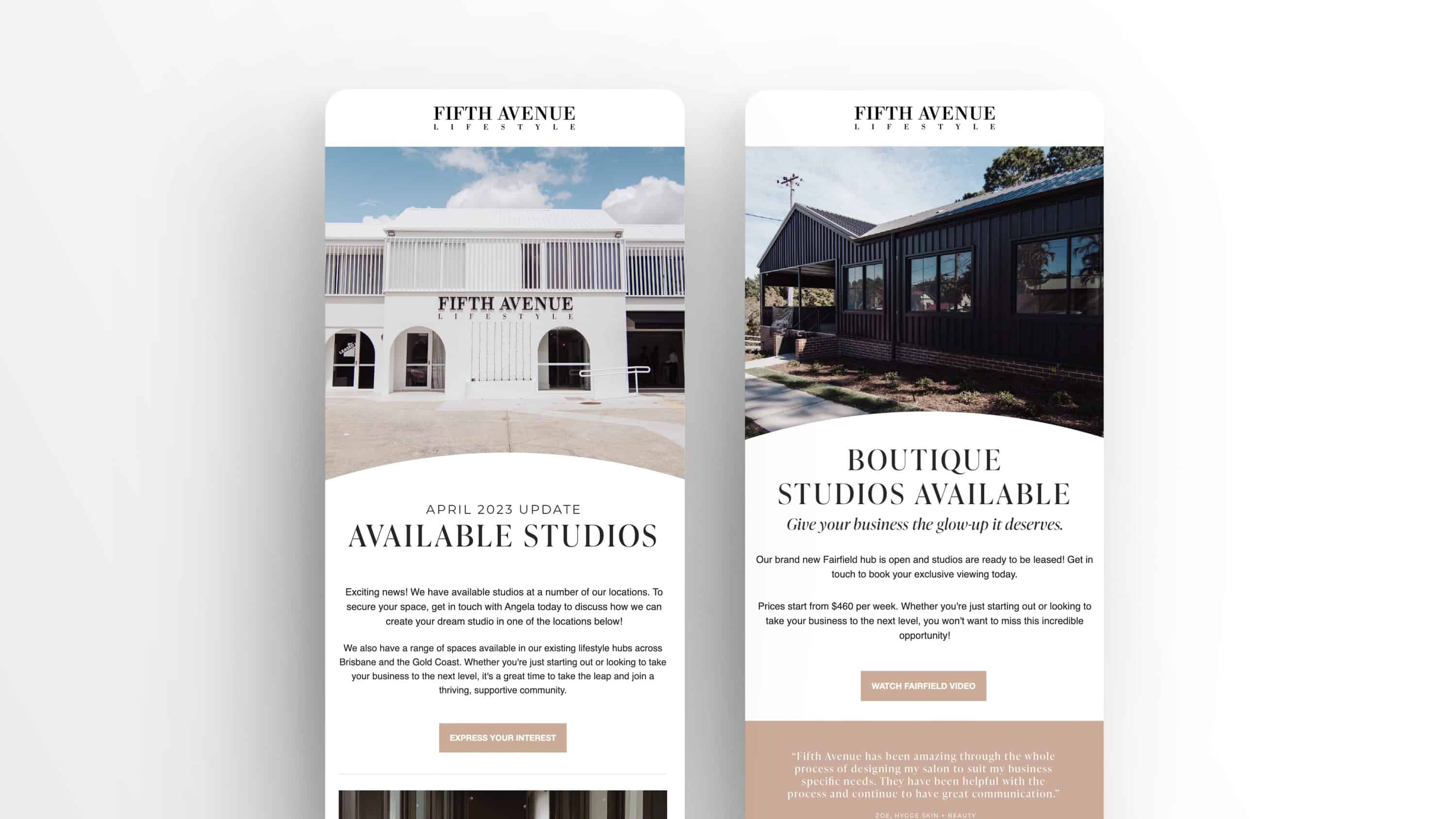 Fifth Avenue Lifestyle - Property Brand and digital marketing